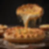 Mouthwatering Cheese Oozing from Papa John's Crust