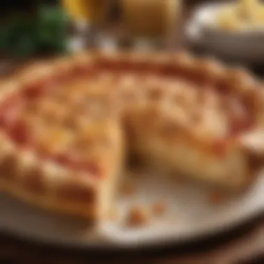 Perfectly Baked Crust Savoring the Perfectly Baked Cheese-Stuffed Crust from Papa John's