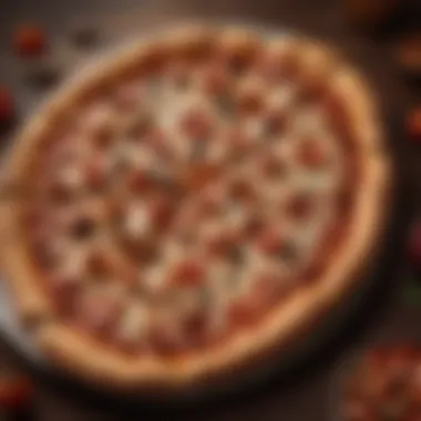 Artisanal Pizza Hut large pizza with premium ingredients