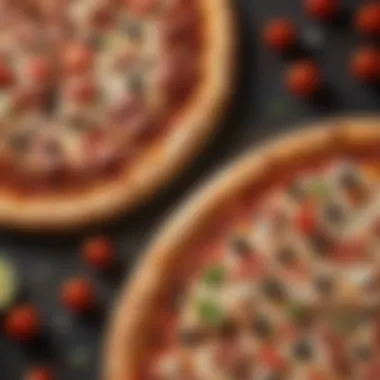 Traditional Pizza vs. Taco Pizza A comparison of traditional pizza and Taco Pizza side by side
