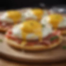 Tasty Eggs Benedict Pizza