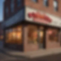 Exterior view of Emo's Pizza in St. Louis
