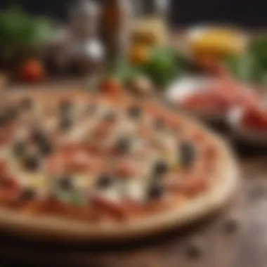 Fresh Ingredients for Flavorful Pizzas Variety of fresh ingredients for pizza
