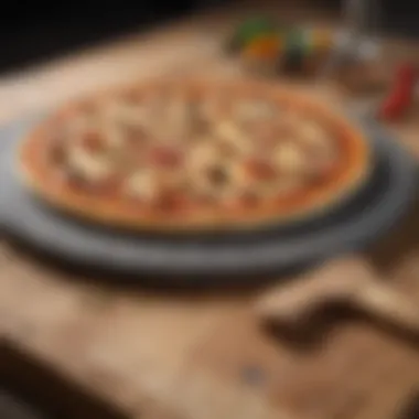 The Art of Pizza Stones Stylish pizza stone ready for use