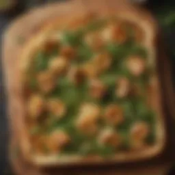 Golden brown garlic toast with a sprinkle of parsley