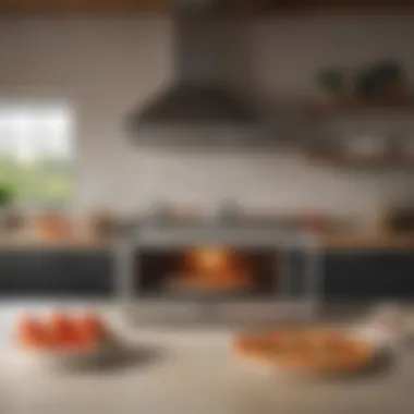 User-friendly interface of the Gozney pizza oven displayed in a modern kitchen