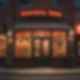 The exterior of Imperial Pizza showcasing the inviting entrance