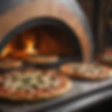 A close-up of a gourmet homemade pizza baked in an indoor Ooni pizza oven