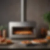 A modern indoor Ooni pizza oven showcasing a perfectly baked pizza