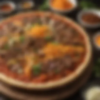 Savory Bulgogi Delight Exquisite Korean Pizza with Bulgogi Toppings