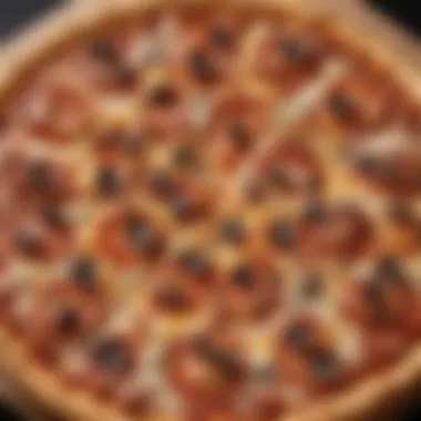 Unique Topping Combinations that Define Ktown Pizza A close-up of a unique pizza topping combination