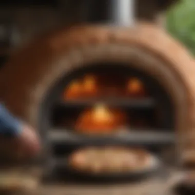 Delighting in a traditional wood-fired pizza oven