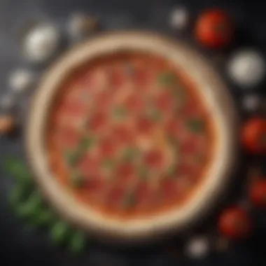Ingredients for Low Carb Pizza Dough A variety of low carb pizza dough ingredients arranged beautifully