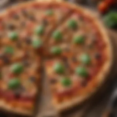 Nutrient-rich whole grain crust for low cholesterol pizza