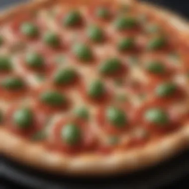 Mouth-watering low-calorie Margherita pizza