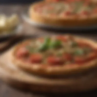 Artisanal whole wheat crust for a healthier pizza option