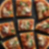 Delicious Cauliflower Crust Pizza Slices with Toppings
