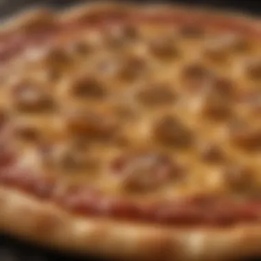 Golden-Brown Pizza Crust with OO Flour A beautifully crafted pizza crust made with OO flour, showcasing its golden-brown color.