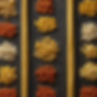 Versatile Pasta Varieties Crafted from OO Flour An assortment of pasta types made with OO flour, emphasizing its versatility.
