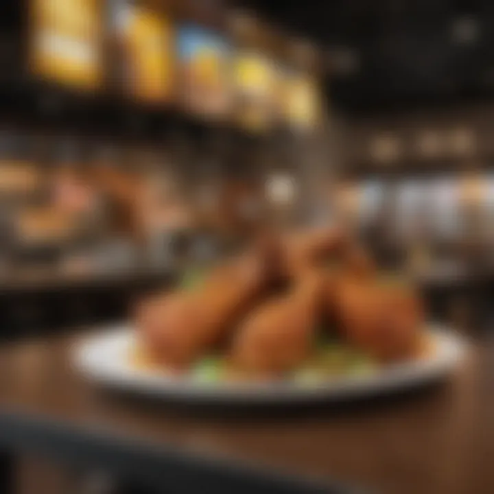 An elegant view of the Buffalo Wild Wings restaurant ambiance emphasizing the casual dining experience