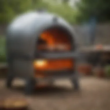 Versatile Cooking with Outdoor Ovens An outdoor oven in action, illustrating its versatile cooking capabilities