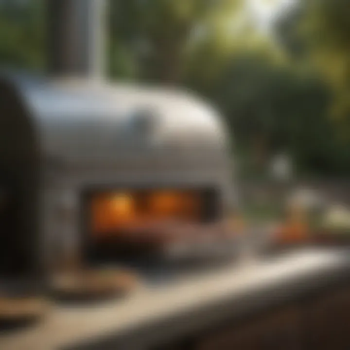 Materials used in outdoor ovens showcasing durability and design