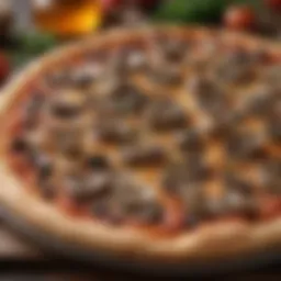 Exquisite Mushroom Medley Pizza