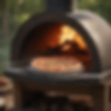 Wood-fired Pizza Oven Cooking Process