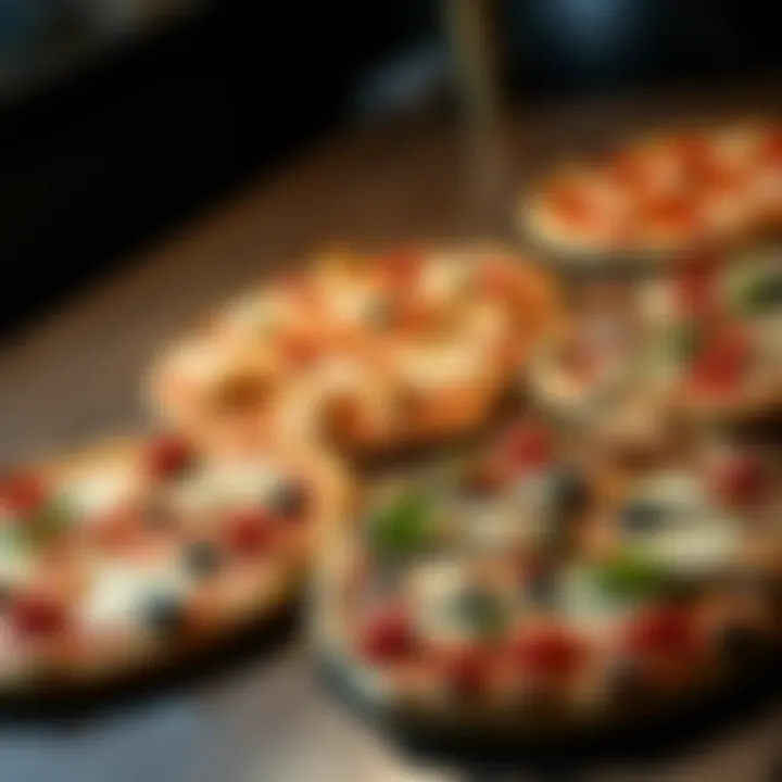 An array of unique pizza styles showcasing culinary diversity