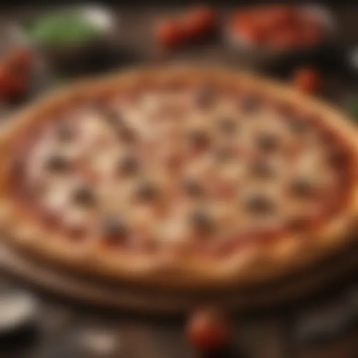 Creative promotional signage from various pizza businesses
