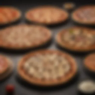 Diverse Menu Options at Pizza Hut An array of delicious pizzas displayed on the Pizza Hut home page, highlighting their diverse menu options.