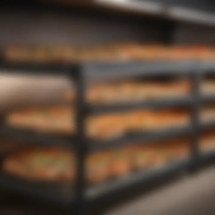 Diverse selection of pizza ovens displayed on a retail shelf