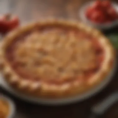 Savory Chicago Deep-Dish Pizza with Caramelized Onions Chicago deep-dish pizza with caramelized onions