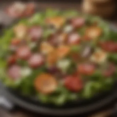 Fresh Garden Salad with Pizza Fresh Garden Salad with Pizza