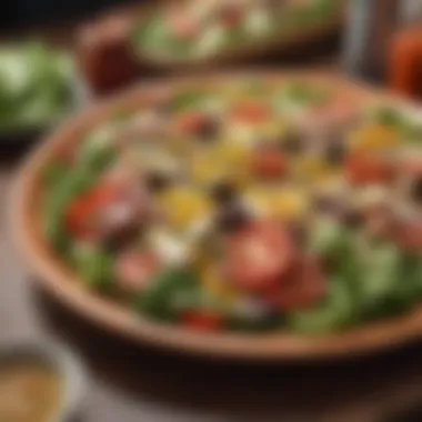 Mediterranean Salad at a Pizza Joint Mediterranean Salad at a Pizza Joint