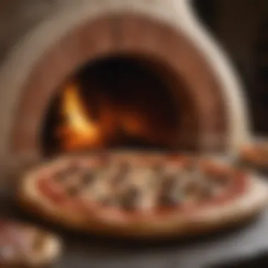 Authentic Neapolitan Pizza from the Pompeii Oven Illustration of a finished Neapolitan pizza cooked in the Pompeii Oven