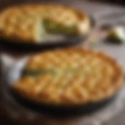 A fresh cauliflower head and pre-made cauliflower crust side by side.