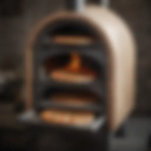 A well-maintained second-hand pizza oven showcasing durability and quality.