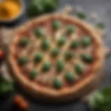 Gourmet Stuffed Spinach Pizza with Bursting Flavors