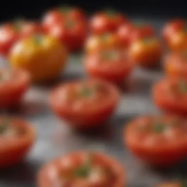 Curated Tomatoes for Margarita Pizza Artisanal tomato selection