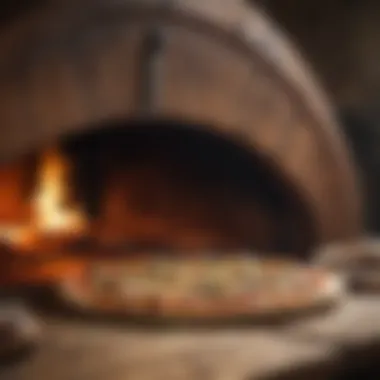 Captivating Wood-Fired Ambiance Wood-Fired Pizza Oven Ambiance