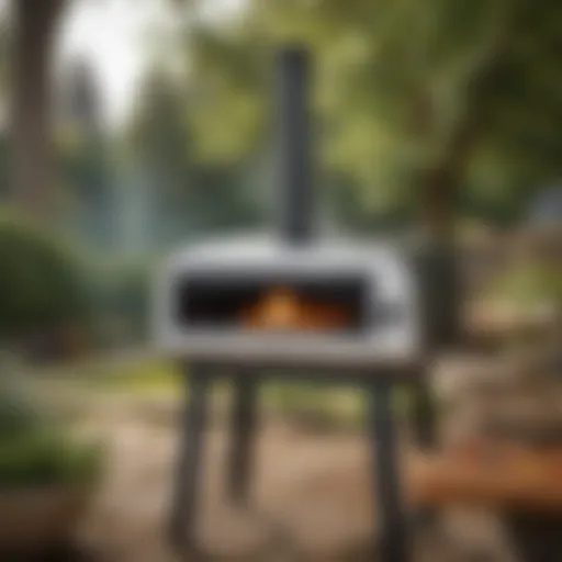 Sleek design of the BakerStone Portable Gas Pizza Oven