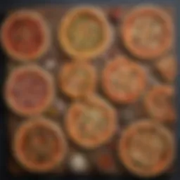 A variety of gluten-free pizza crusts displayed on a wooden table