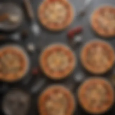 Diverse Range of Pizza Cutters Selection of various professional pizza cutters