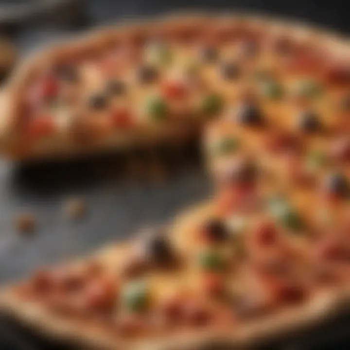 Exquisite stone pizza pan showcasing its smooth surface and durability