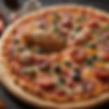 Creative Toppings Elevating the Pizza Experience A colorful pizza topped with inventive ingredients