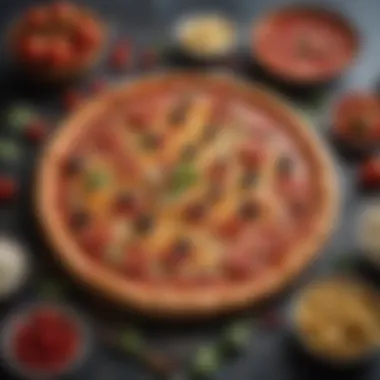 Cultural Adaptations of Pizza Desserts An array of unique pizza desserts from different cultures
