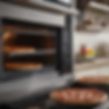 Integrated technology of a combined oven with pizza preparation features