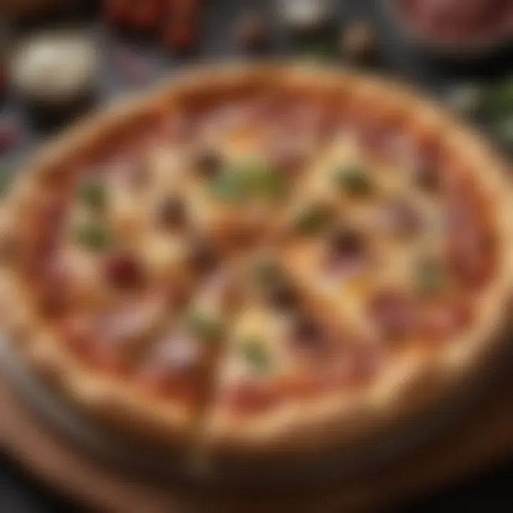 Deliciously cooked pizza coming out of the Gozney Roccbox