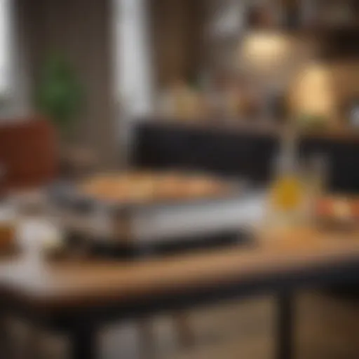 Elegant Gozney Roccbox Table showcasing its unique design